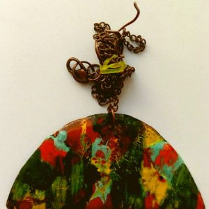 Кулон з гарячої емалі 8