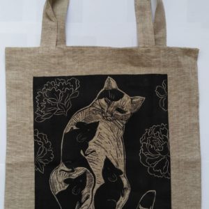 ЕКО-ТОРБА З ЯПОНСЬКОЮ КІШКОЮ