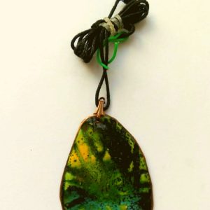 Кулон з гарячої емалі 12